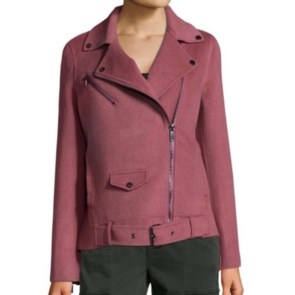 BADGLEY MISCHKA April Wool Motorcycle Jacket L - Picture 1 of 15